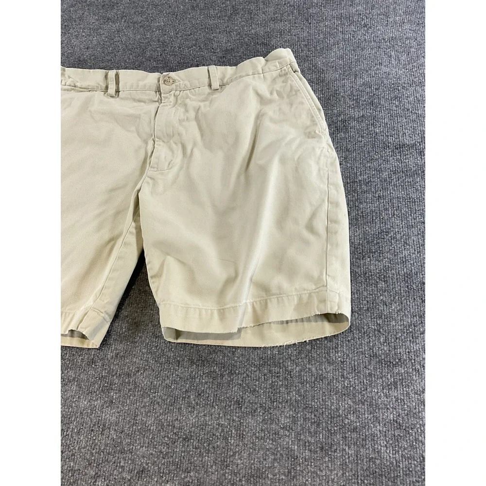 Polo Ralph Lauren Shorts Mens Size 40 Khaki Classic Fit Chino Casual Cotton Flat